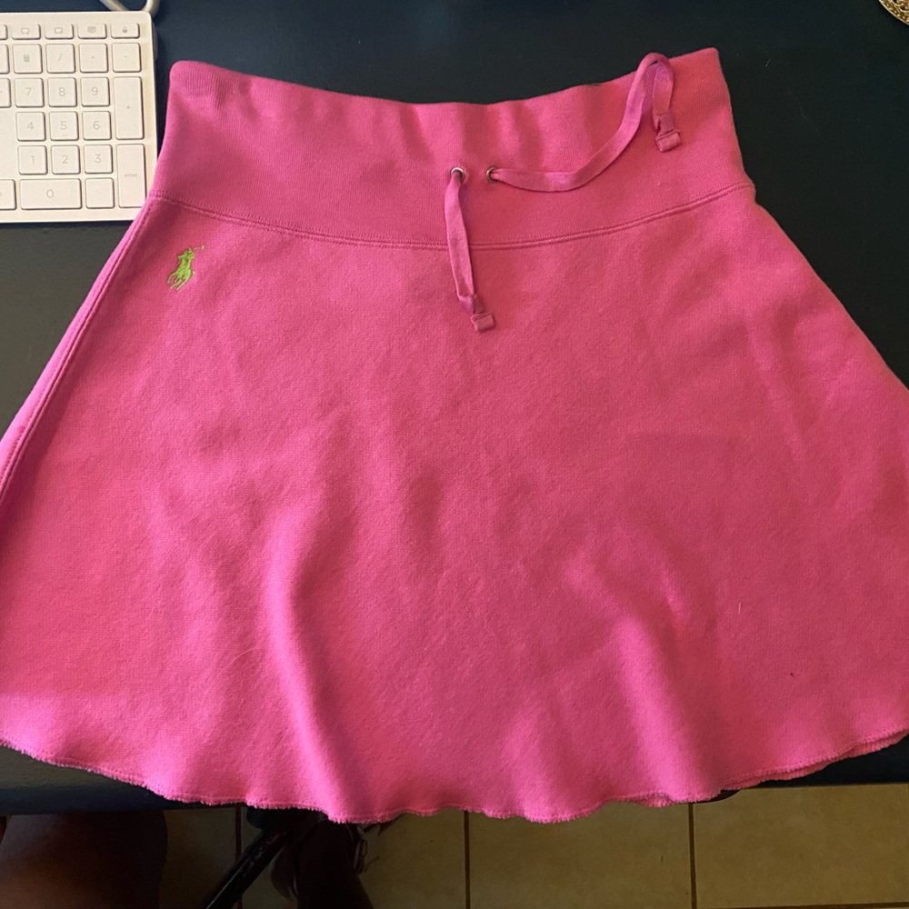 Flirty Pink polo tennis skirt
